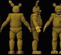 STL file Realistic spring trap figure 🪤・3D printing template to