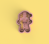 STL file Gingerbread man - Shrek - Cookie cutter - Fondant 👨・3D printing  idea to download・Cults