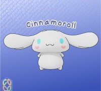 OBJ file Sanrio - Cinnamoroll 👨‍🎨・3D printable design to