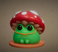 frog mushroom 3D Models to Print - yeggi