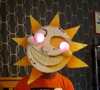 Sundrop Daycare Furry Custom Mask Wearable 3D Model STL 