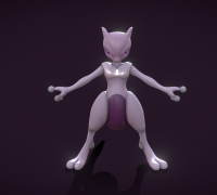 STL file Mega Mewtwo X - POKÉMON FIGURINE - POKÉMON UNITE 🐉・3D printable  model to download・Cults