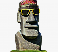 STL file Rapu Nui Moai Statue 🗿・3D printing template to download・Cults