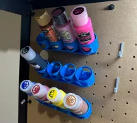 Pegboard Paint/alcohol Ink Rack 3D Printed -  Israel