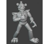 3D file FNAF / Five Nights at Freddy's Glamrock Freddy Figurine 10 🎃・3D  printable model to download・Cults