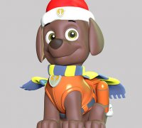 3D file Zuma Sports Uniform - Paw Patrol 🐾・3D print object to  download・Cults