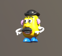 I Fixed Toy Story Mr Potato Head In REAL LIFE  3D Sculpted 3D Print Custom  Collection Formlabs 3 