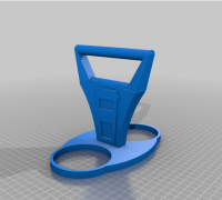 3D Printable no spill cup holder ( 14 cm and 20 cm ) by Happy Trigger