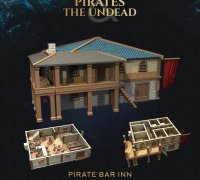 Pirate Boats Rafts Pack :: UMC 02 Pirates vs the Undead :: Black Blossom  Games