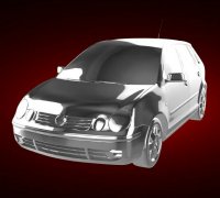STL file volkswagen polo , front logo 🚗・3D printing idea to download・Cults