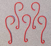 Hooks for ornaments - small by SHR3D.eu, Download free STL model
