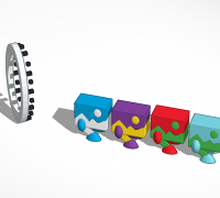 3D Printed Dot & Dash Robot Accesories by DesignMakeTeach
