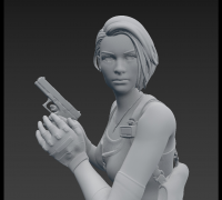 STL file Jill Valentine 🧟・Design to download and 3D print・Cults
