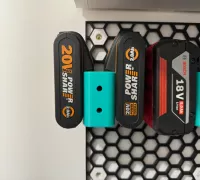 Worx 20V power share battery (EU) holder by GlenHO, Download free STL  model
