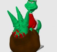 STL file The Grinch Hand Wall Mount ✋・3D printable model to