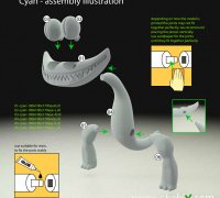 RAINBOW FRIENDS - CYAN 3D Print Model in Monsters & Creatures 3DExport