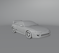 3MF file Toyota Supra MK4 Keychain 🚗・Model to download and 3D