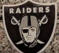 NFL Las Vegas Raiders 3D Logo Series Wall Art - 12x12 2507385