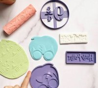 STL file Harry potter cookie cutters 🍪・3D print design to