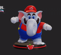 STL file Elephant Super Mario figure - Super Mario Bros Wonder 🐘・3D  printer model to download・Cults