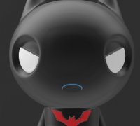 Free STL file  echo dot 3 bat signal holder 🦇・Template to download  and 3D print・Cults