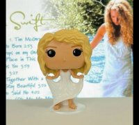 3D file Taylor Swift FunkoPop 🎲・3D print design to download・Cults