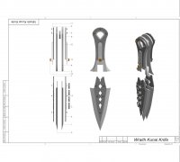 STL file KUNAI WEAPON - NARUTO 🔫・3D printer design to download・Cults