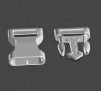 Quick Release Buckle, no support by ÖE, Download free STL model