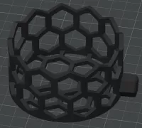 Acrylic paint holder for Honeycomb storage wall by Godof3dprinting_J, Download free STL model