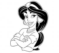 Punk Disney Prinzessinnen Jasmin