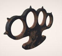 STL file Brass Knuckle 👗・3D print design to download・Cults