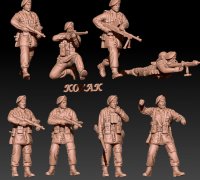 STL file WW2 PARATROOPER WITH RIFLE 🇻🇳・3D printing model to download・Cults