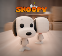 STL file Snoopy keychain 🗝️・3D printing template to download・Cults