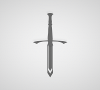 STL file Master Sword Bookmark 🗡️・3D printing model to download・Cults