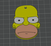 STL file Homer Simpson KeyHolder 🔑・3D printable design to