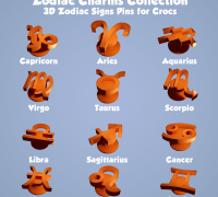 alphabet crocs jibbitz 3D Models to Print - yeggi