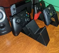 STL file Dual controller holder for Xbox one, Xbox X series, S series with  logo 🎮・3D printable model to download・Cults