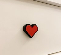 Pixel Heart Bath Bomb Mold