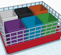 STL file Organizador Utensilios de cocina Giratorio - CARRUSEL 🔪・Model to  download and 3D print・Cults