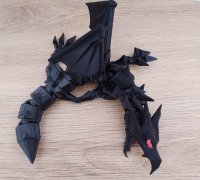 crystal dragon articulated 3D Models to Print - yeggi
