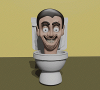 STL file skibidi toilet boss 🚽・Model to download and 3D print・Cults