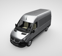 Mercedes-Benz Sprinter (W906) Ambulanz 2014 3D-Modell - Herunterladen  Fahrzeuge on