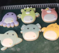 STL file Squishmallows Wendy The Frog Cookie and Fondant Cutter