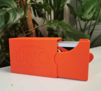 STL file CUSTOMIZABLE UNO CARD HOLDER ▶️・3D print model to download・Cults