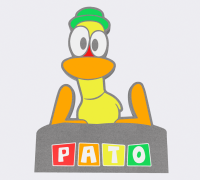 STL file Daffy Duck (TENT PANTS) / Pato Lucas (Pantalones para tiendas)  🦆・Model to download and 3D print・Cults