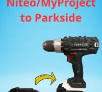 Free STL file Parkside x20 to parkside performance 5A 🔧・3D printer model  to download・Cults
