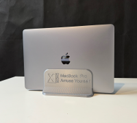 Free STL file Apple support Macbook Pro or Macbook Air・Design to download  and 3D print・Cults