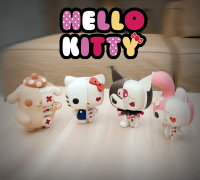 STL file Hello Kitty Funko Pop 👋・3D print object to download・Cults
