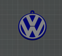 volkswagen logo 3D Models to Print - yeggi