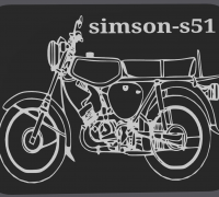 Simson SR50 1986 3D model - Download Vehicles on